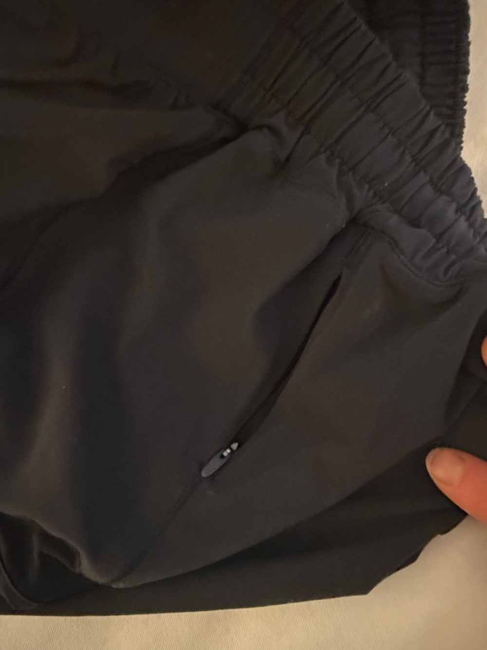 Lululemon Size 6 Black Women's Athletic Shorts with Elastic Waist - Picture 3 of 3